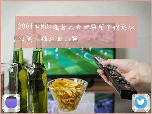 2004年NBA选秀大会回顾霍华德成状元奥卡福加盟山猫
