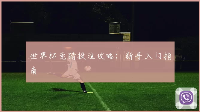 世界杯竞猜投注攻略：新手入门指南