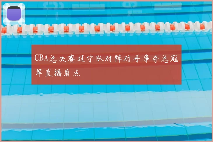 CBA总决赛辽宁队对阵对手争夺总冠军直播看点